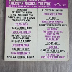 American Musical Theatre Vinyl Record